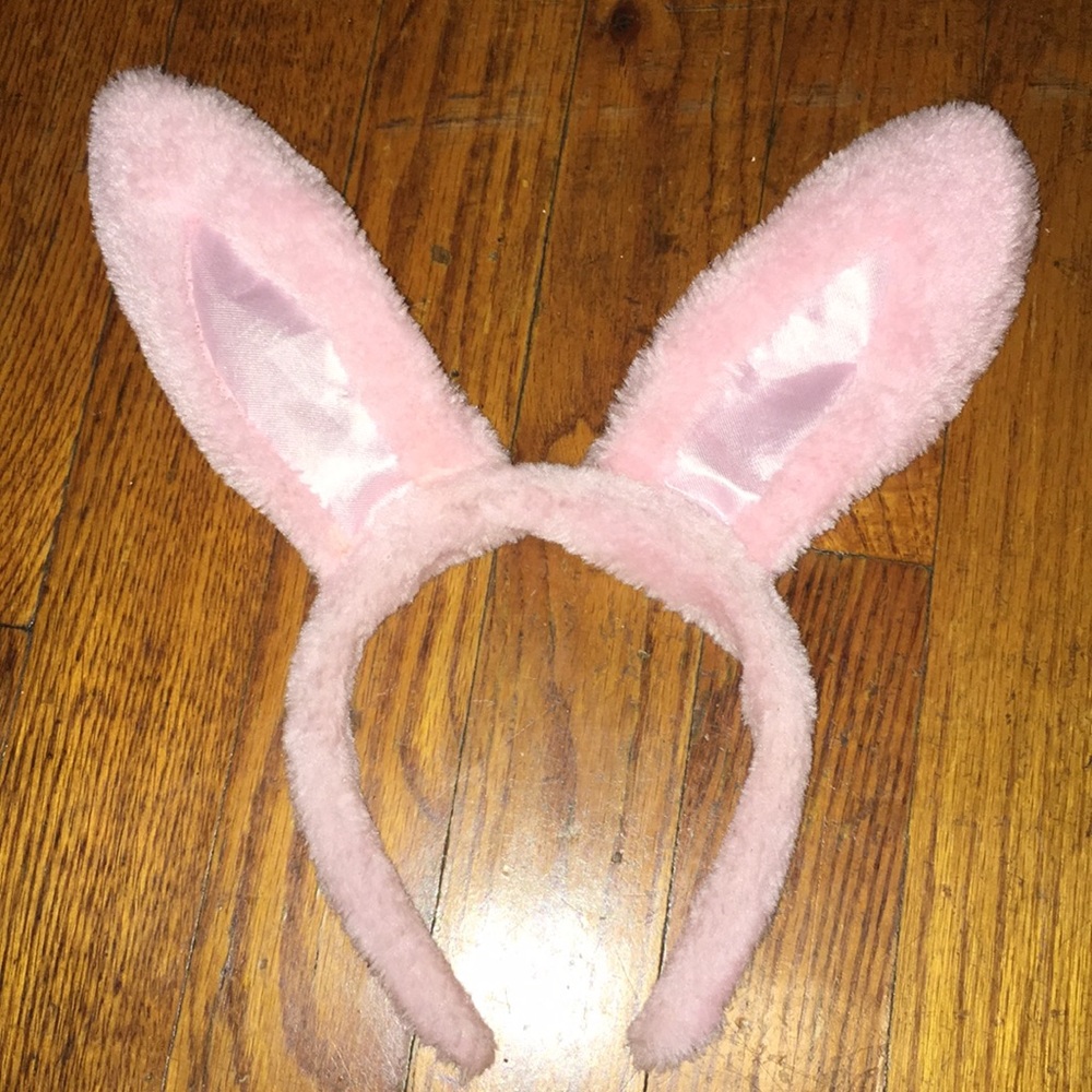 Pink bunny ears